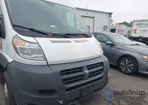 2015 Ram Promaster 2500 High Roof from USA, damaged, VIN 3C6TRVDDXFE509615